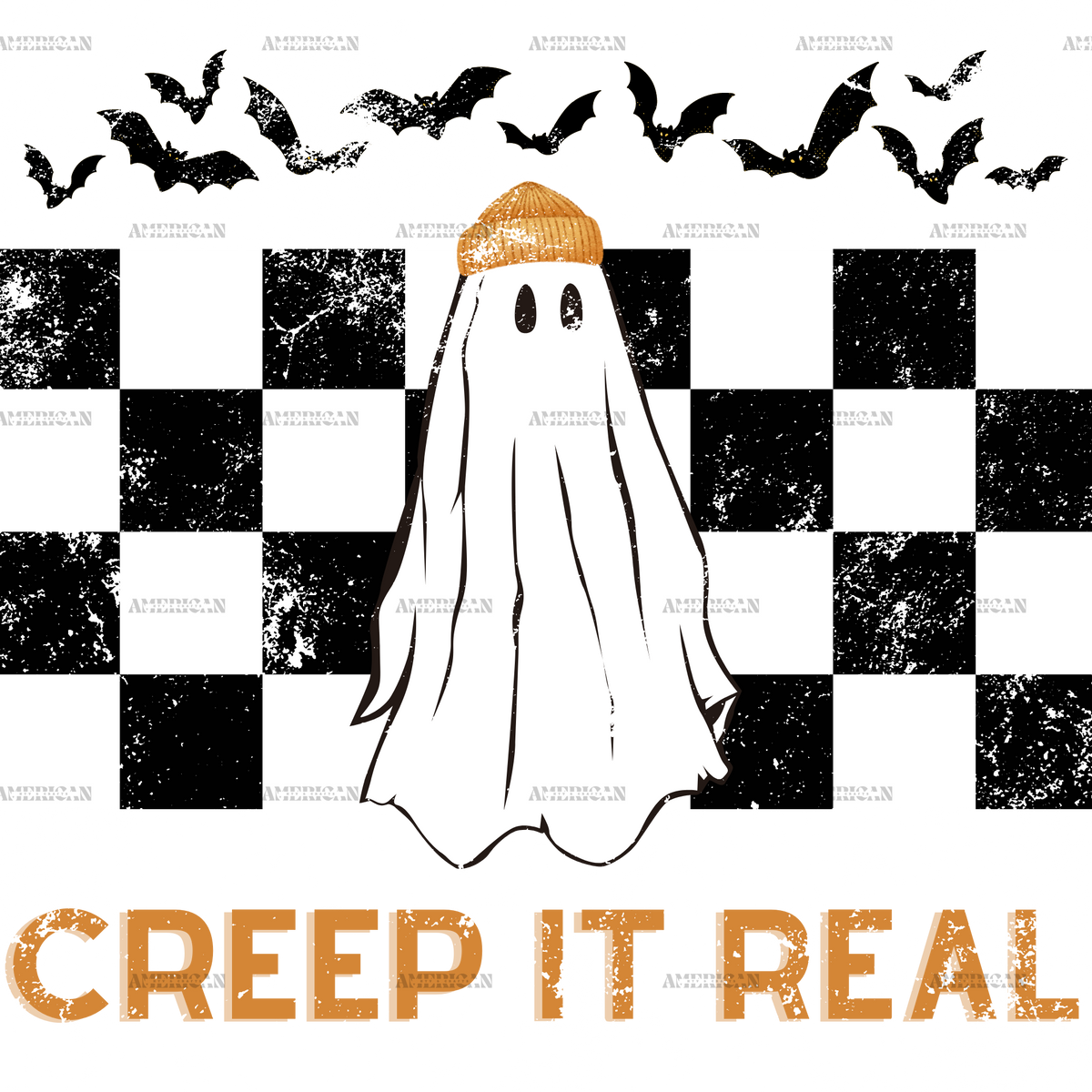 Creep It Real Vintage DTF Transfer